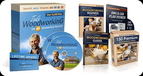 Ted’s Woodworking plans package with step-by-step DIY woodworking guide